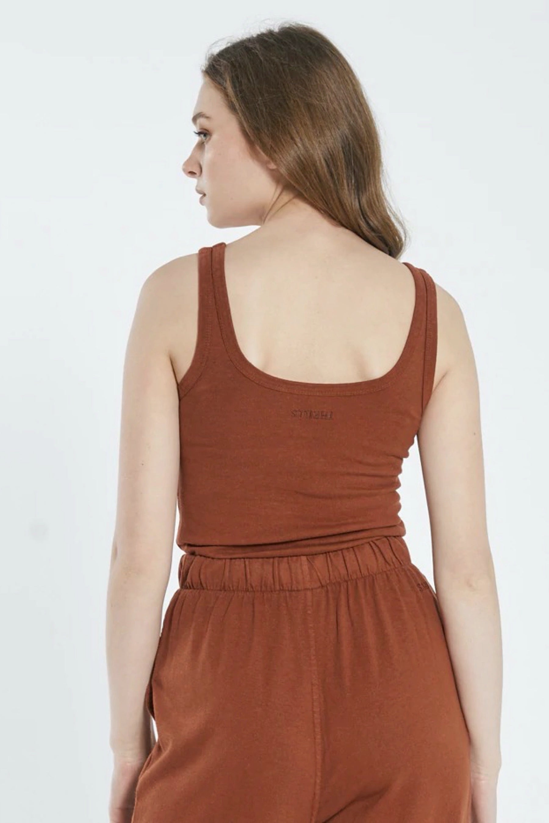 Coffee Hemp Retro Tank