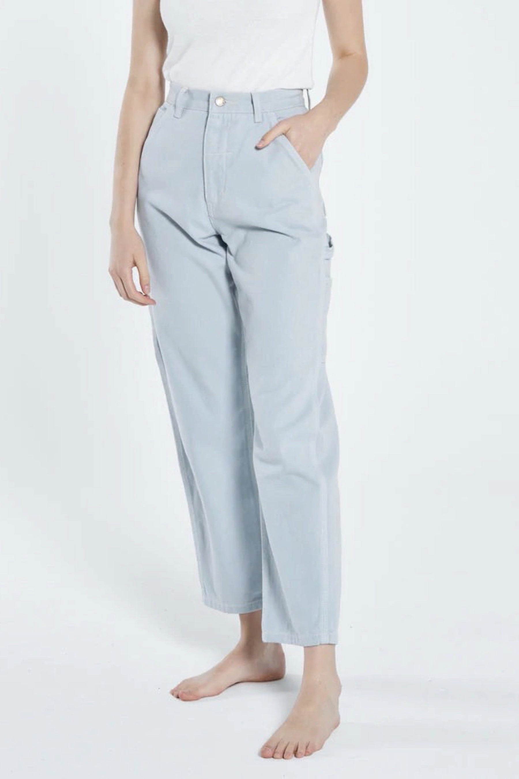 Smoke Blue Carpenter Drill Pant