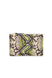 Yellow Riviera Snake Wallet Clutch