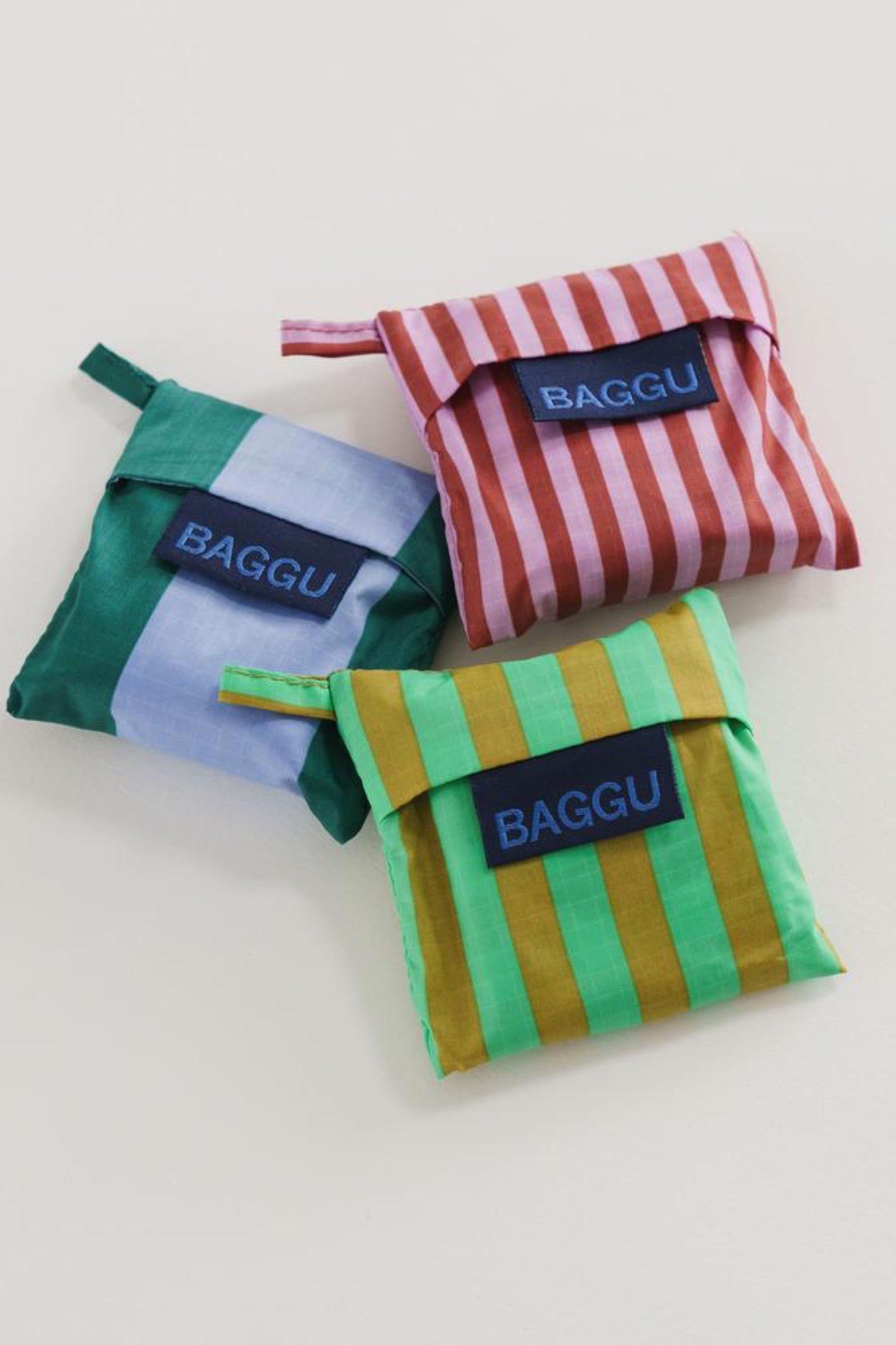 Afternoon Stripes Wine Baggu Set