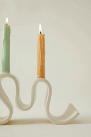 White Wyat Candelabra