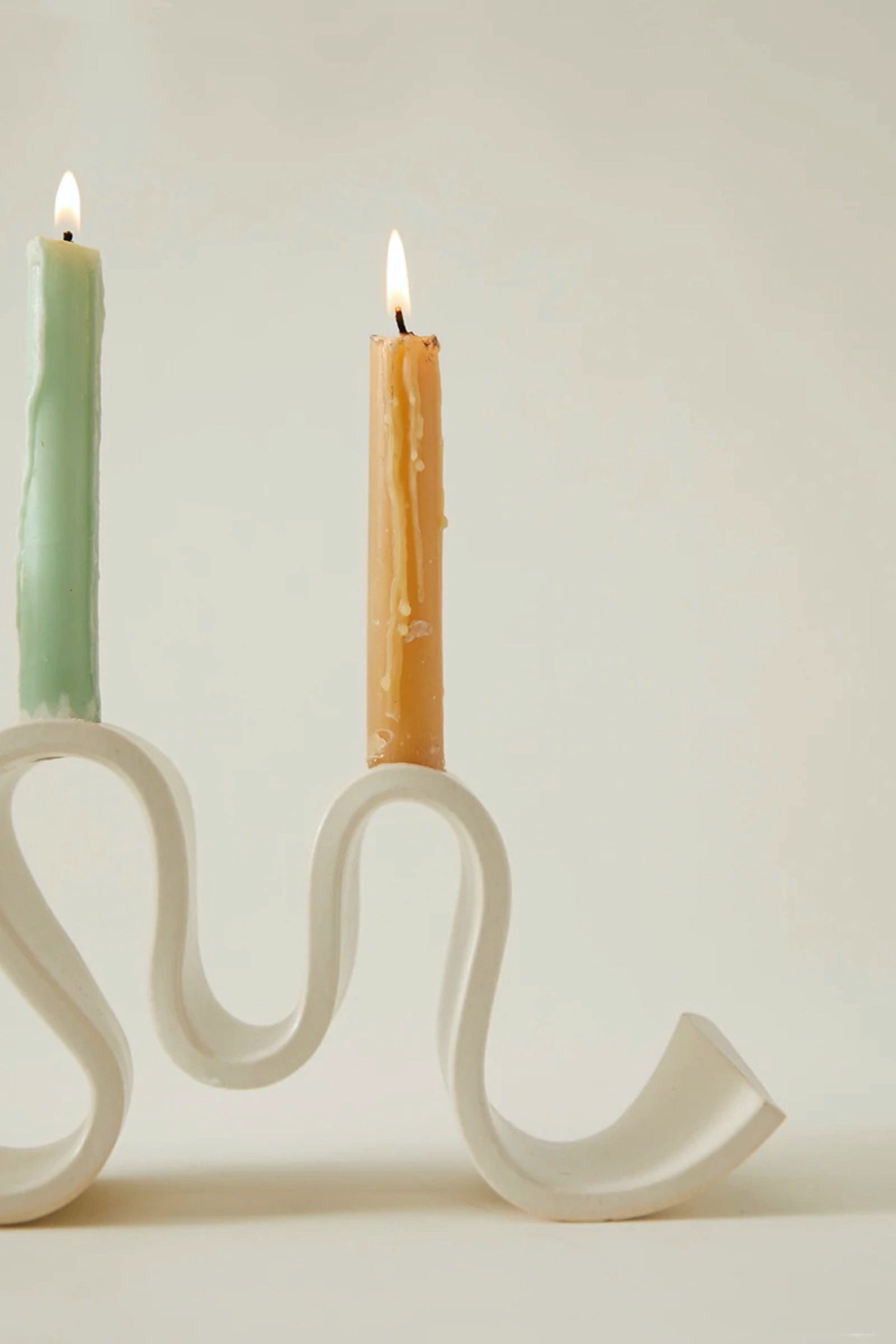 White Wyat Candelabra