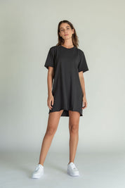 Black Zepplin Tee Dress