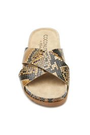 Tan Snake Yin Yang Sandal