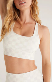 Sandstone Checkmate Cropped Tank