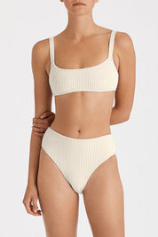 Ivory Cord Towelling Bralette