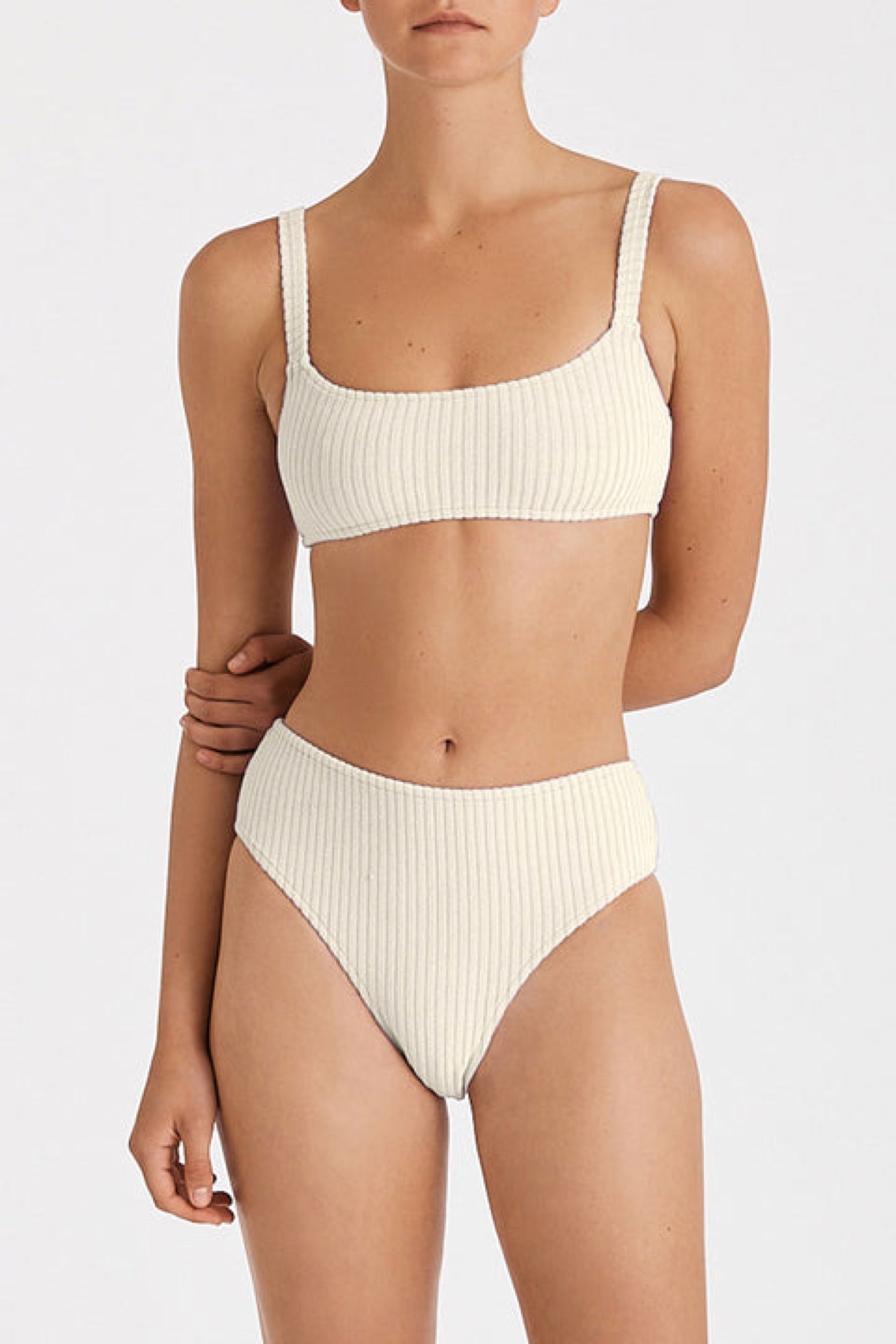 Ivory Cord Towelling Bralette