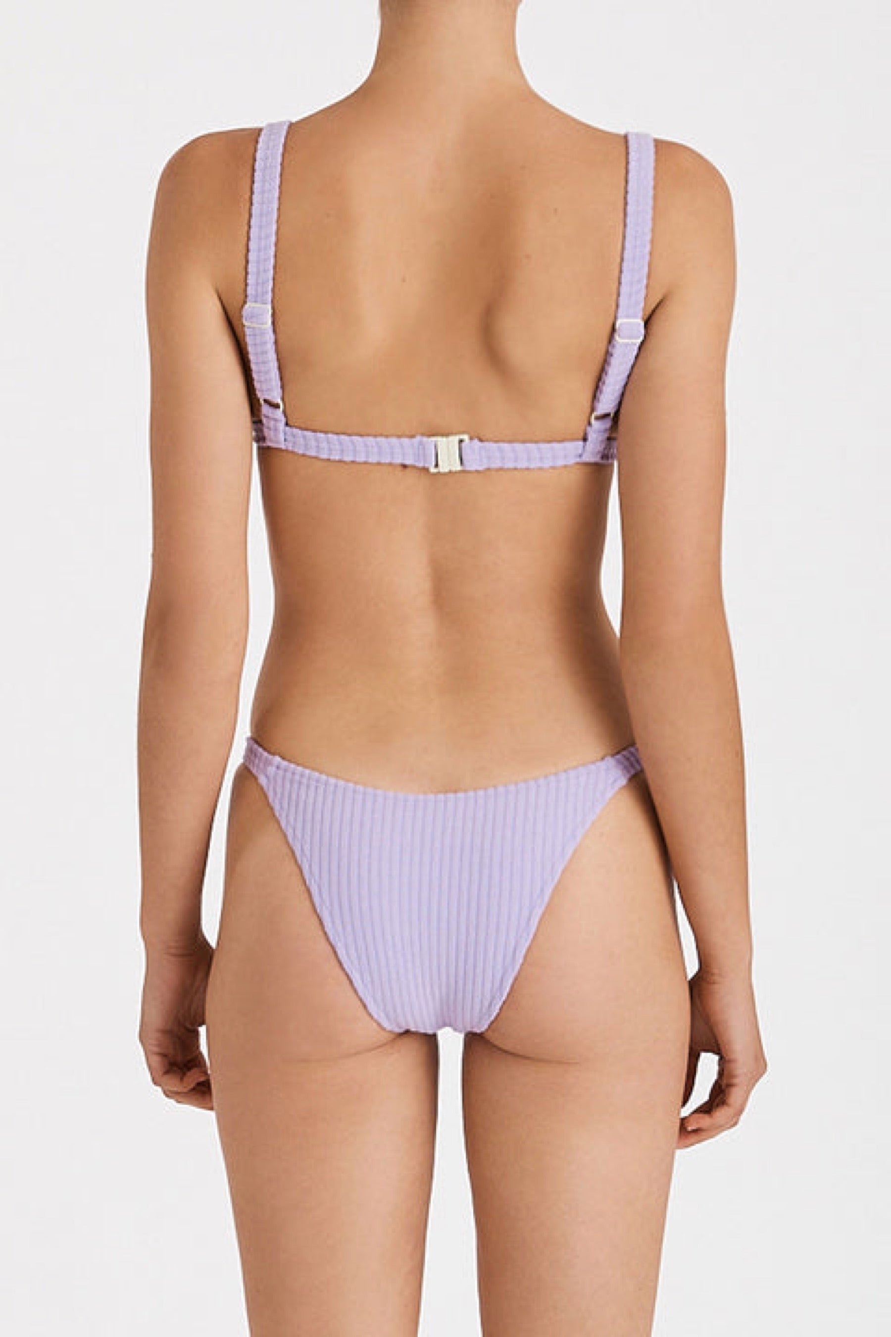 Lilac Cord Towelling String Bottom