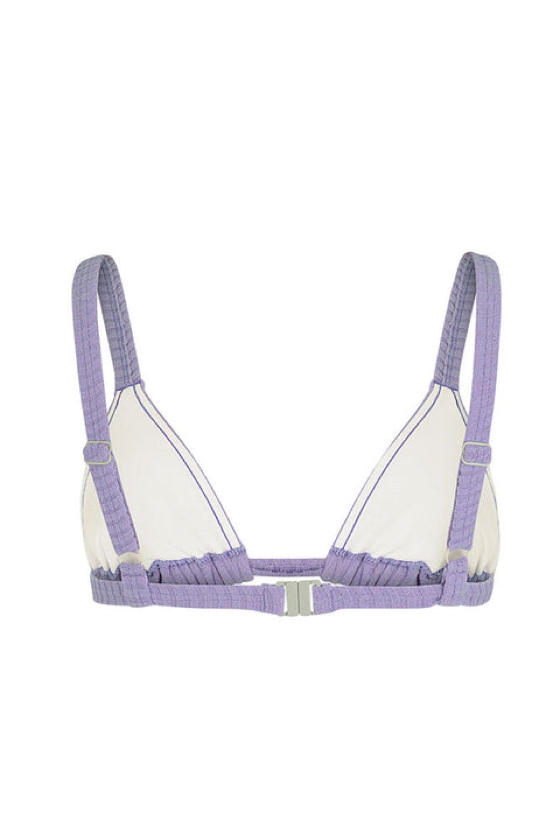 Lilac Cord Towelling Triangle Top