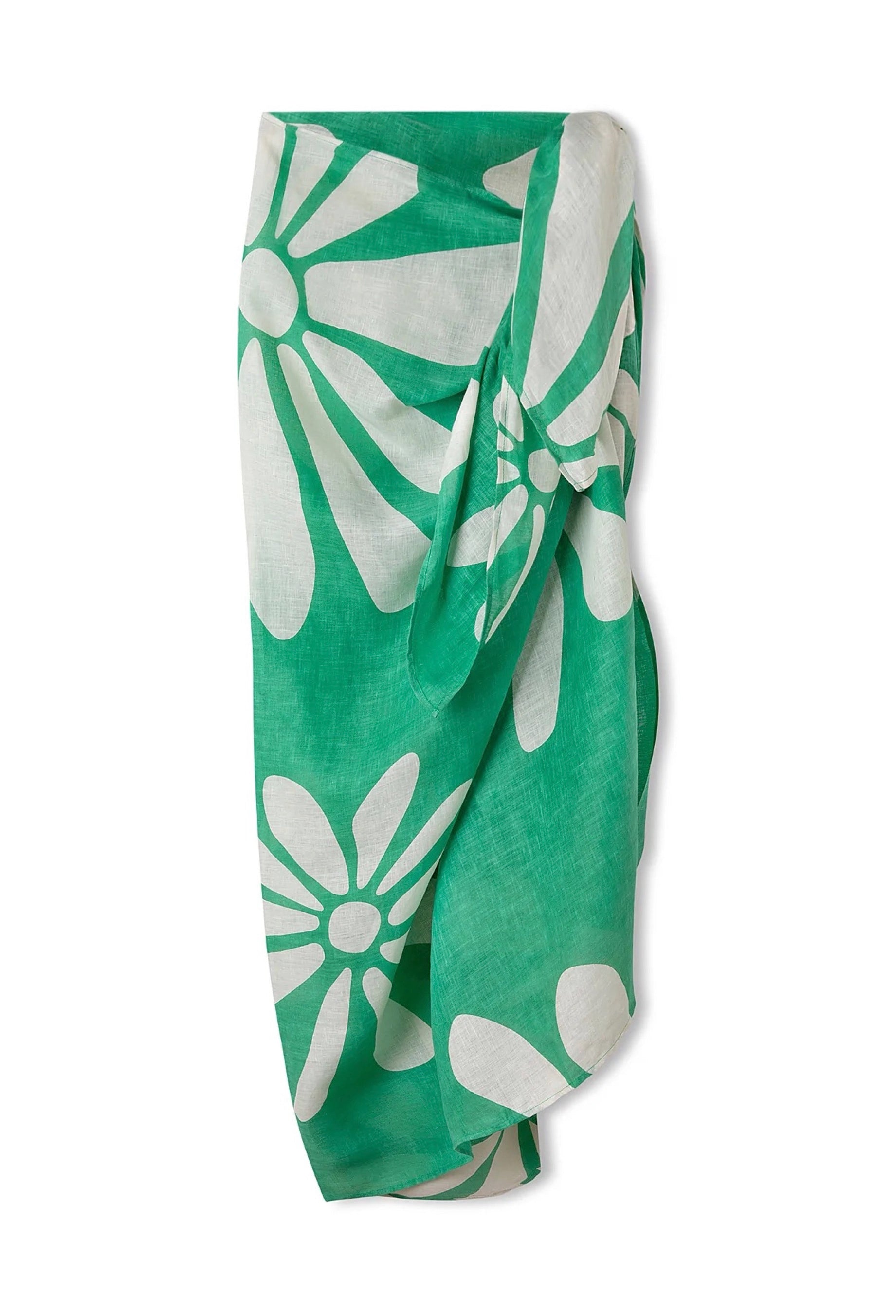 Green Flower Pareo