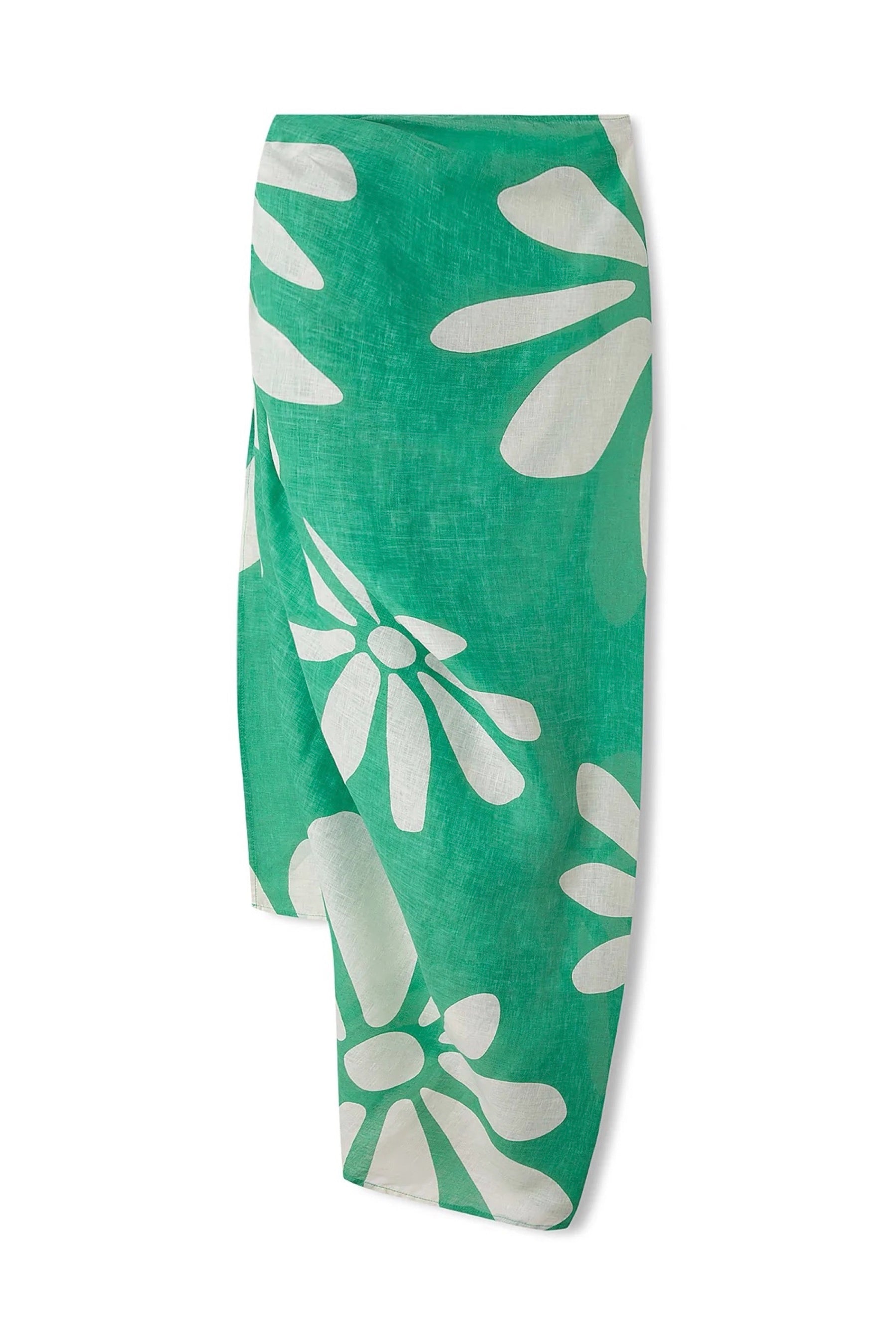 Green Flower Pareo