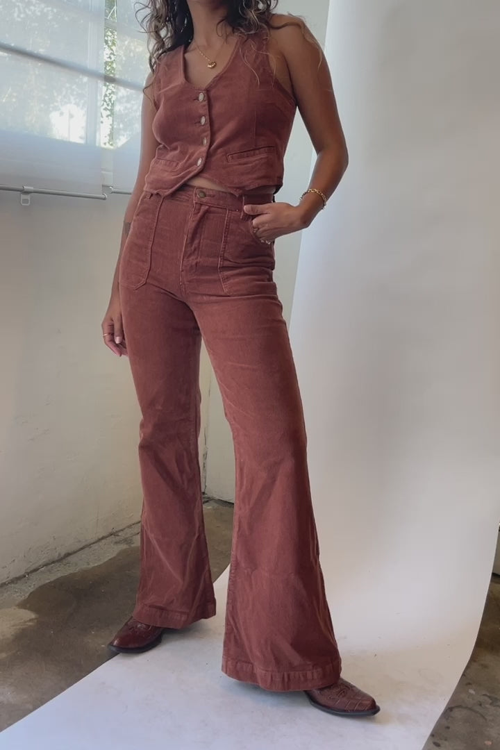 Chestnut Cord Eastcoast Flare