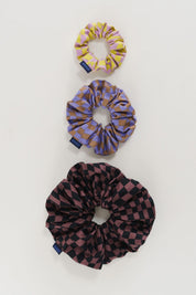 Trippy Checkers Scrunchie Set
