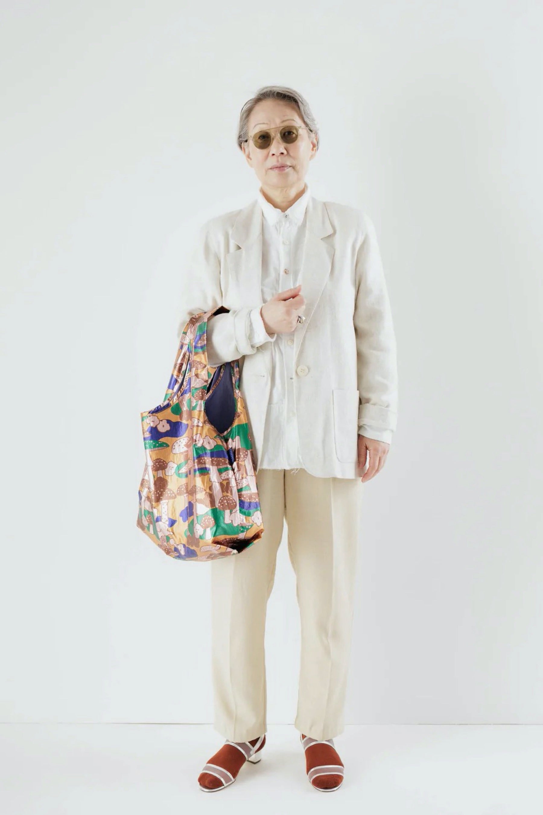 Metallic Mushroom Baggu