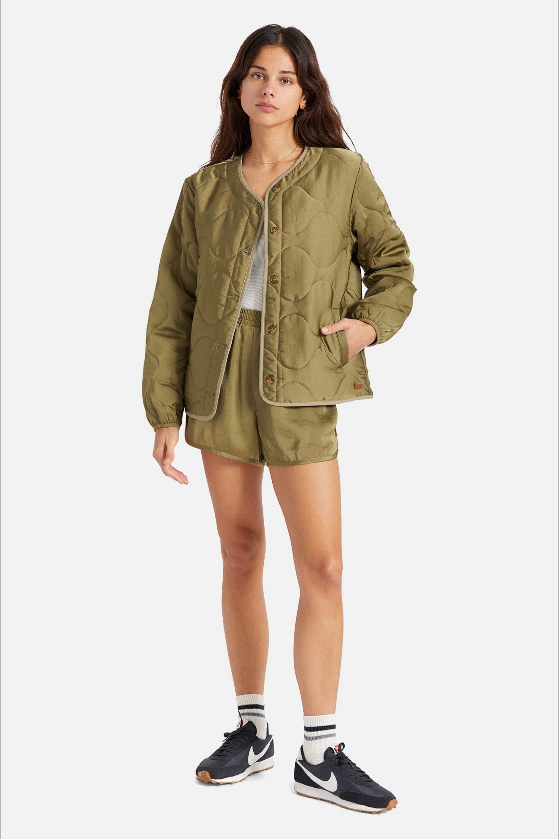 Military Olive Flight Padded Jacket
