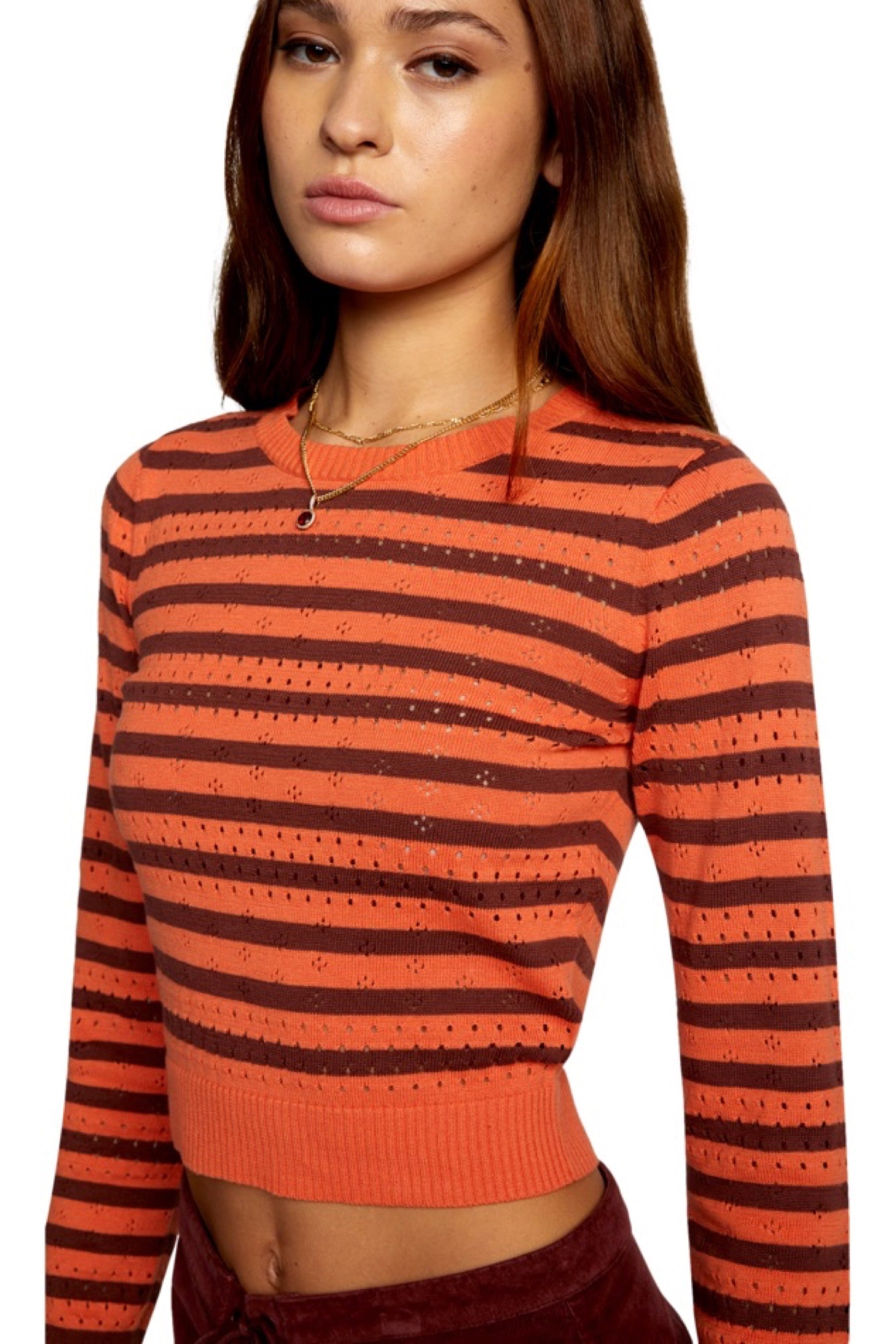 Paris Pointelle Sweater