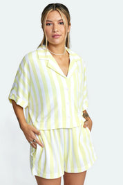 Dust Yellow Beach Night Top