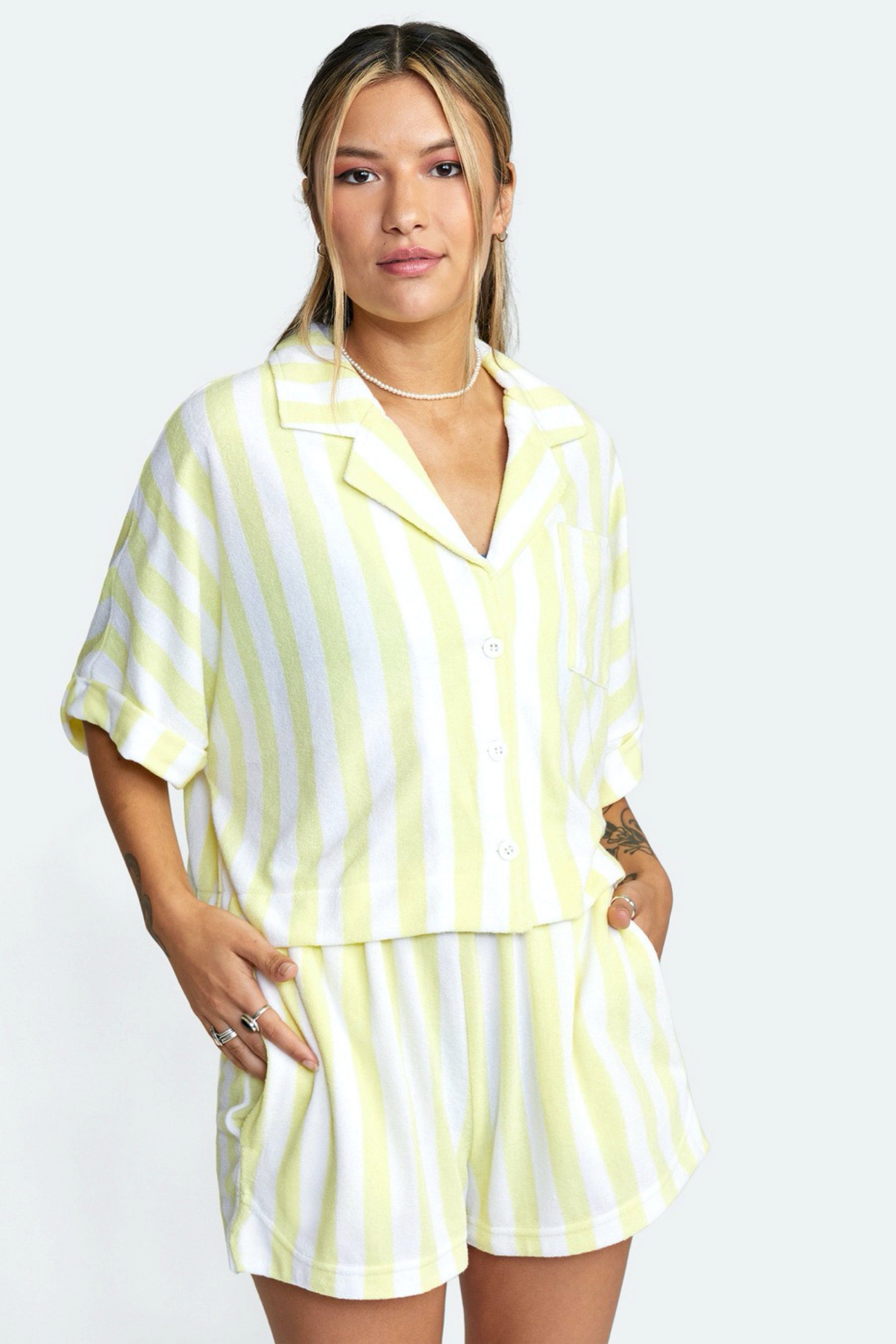 Dust Yellow Beach Night Top