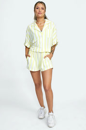 Dust Yellow Beach Night Top