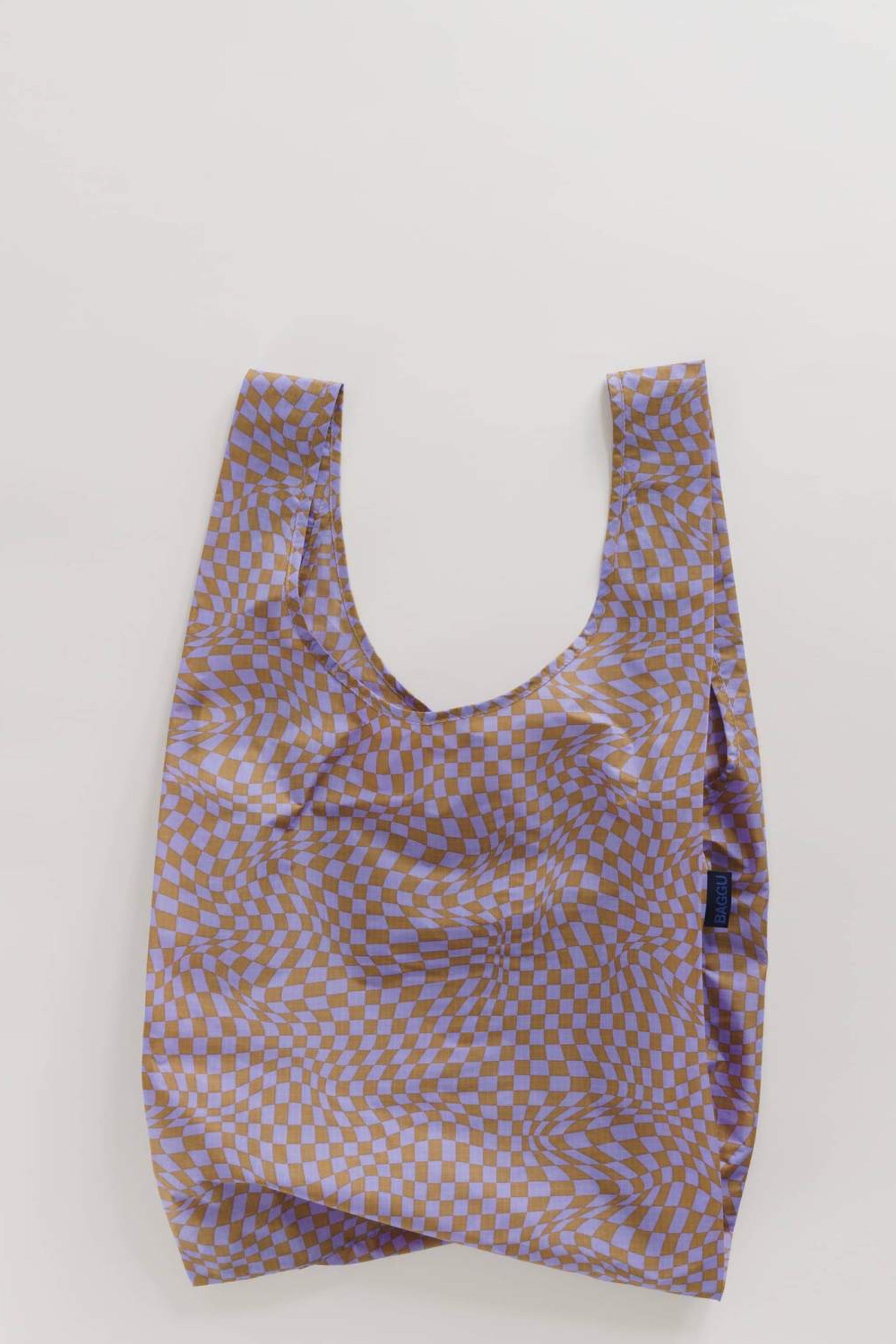 Lavender Trippy Checker Baggu