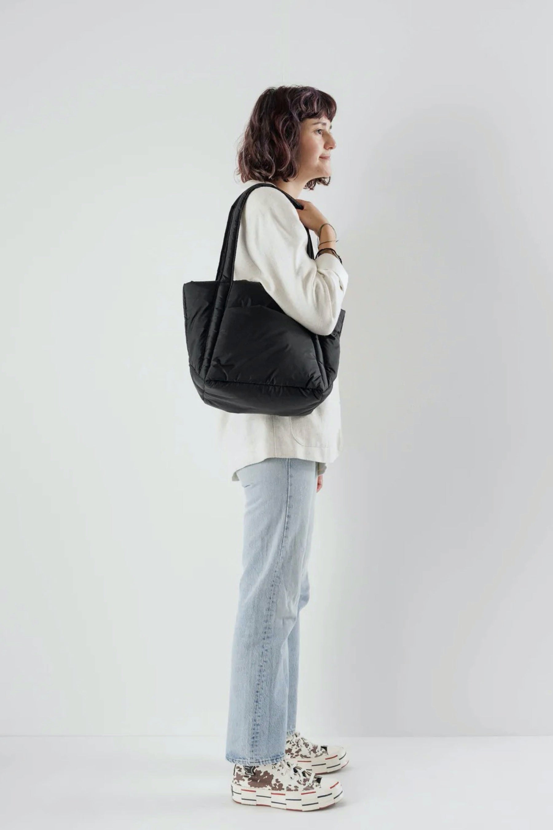 Puffy Mini Tote - Black