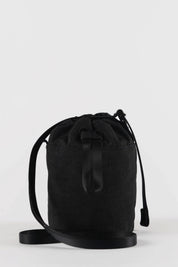 Black Mini Nylon Bucket Bag
