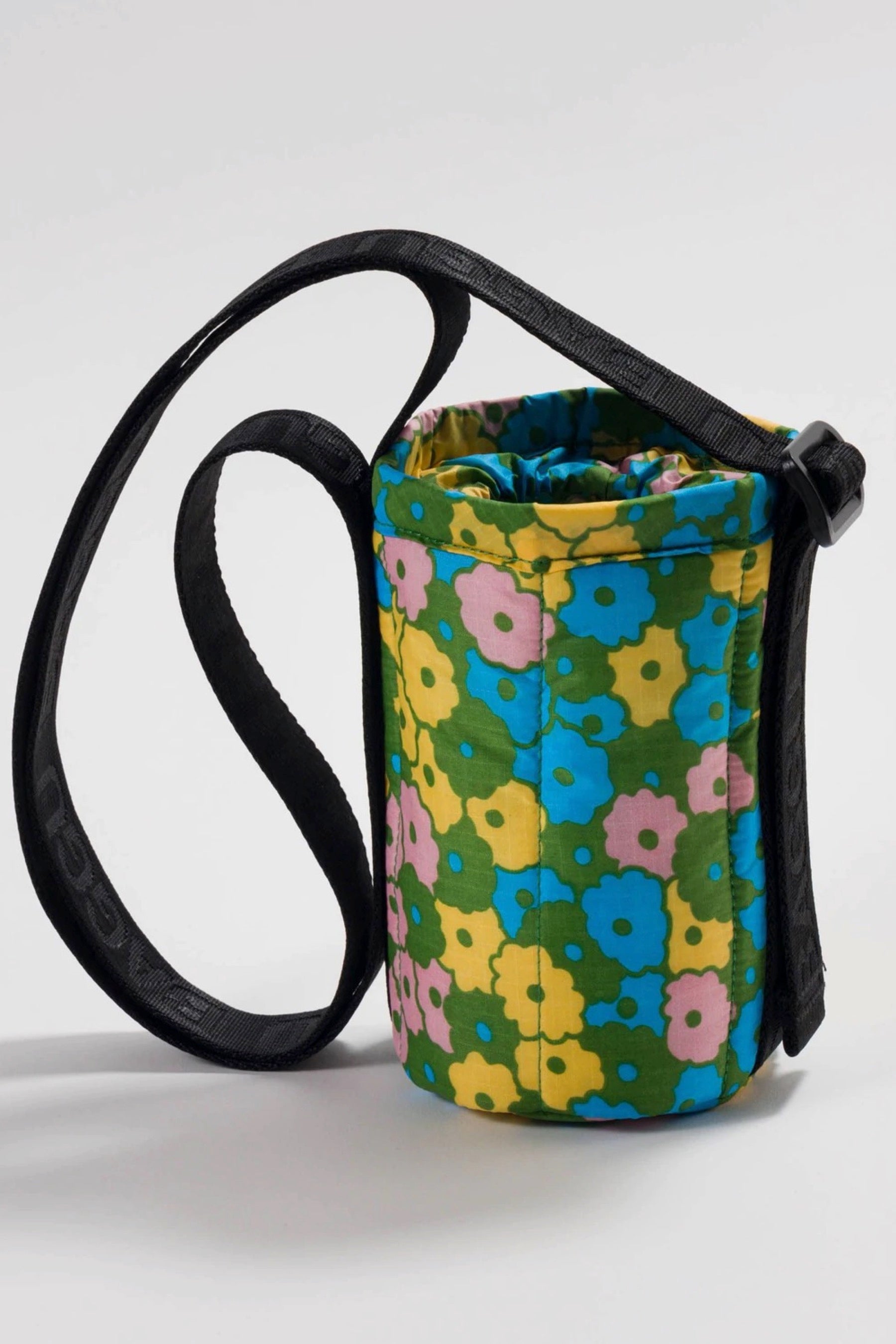 Flowerbed Puffy Water Bottle Sling