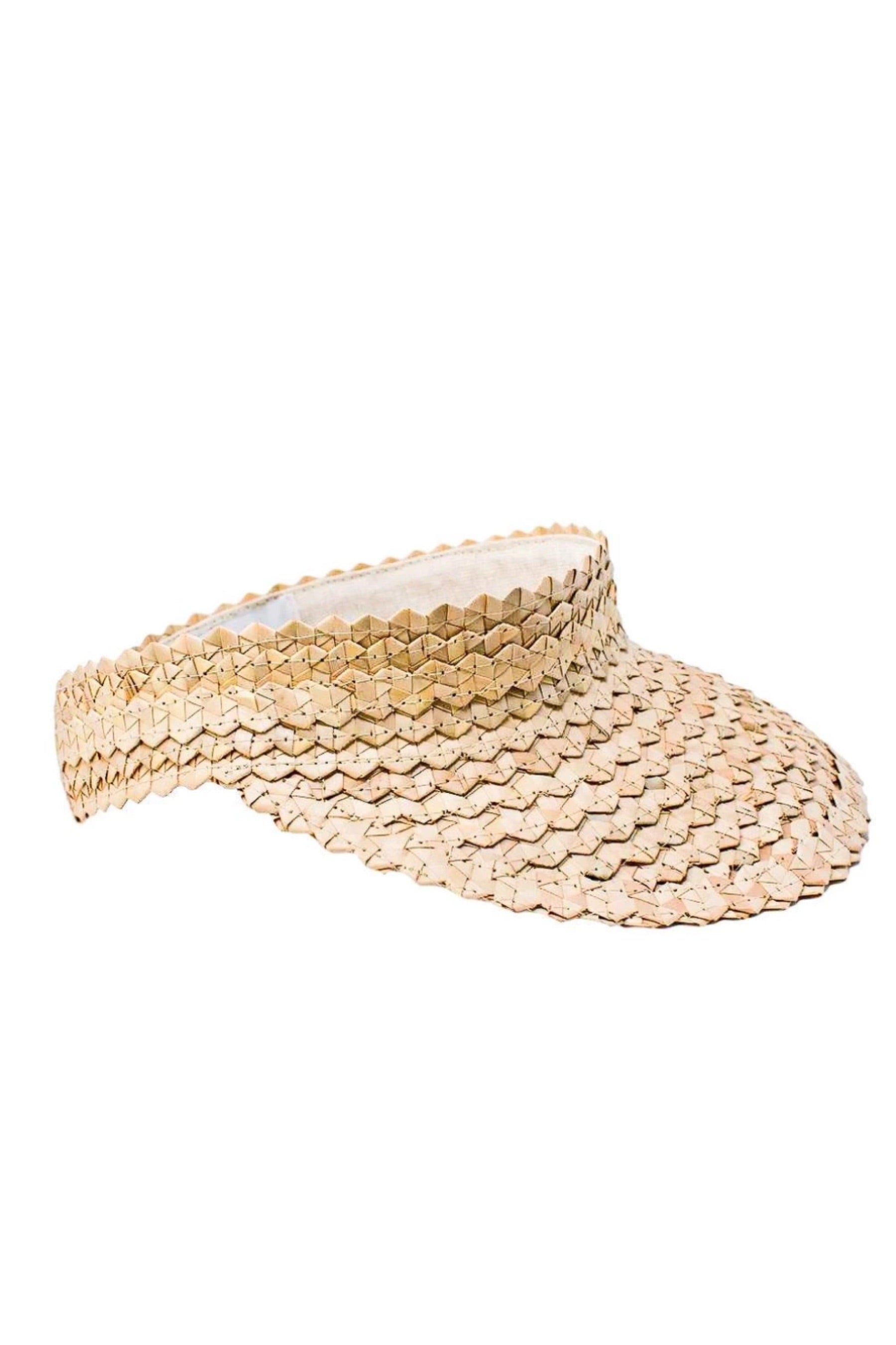 Natural Straw Visor