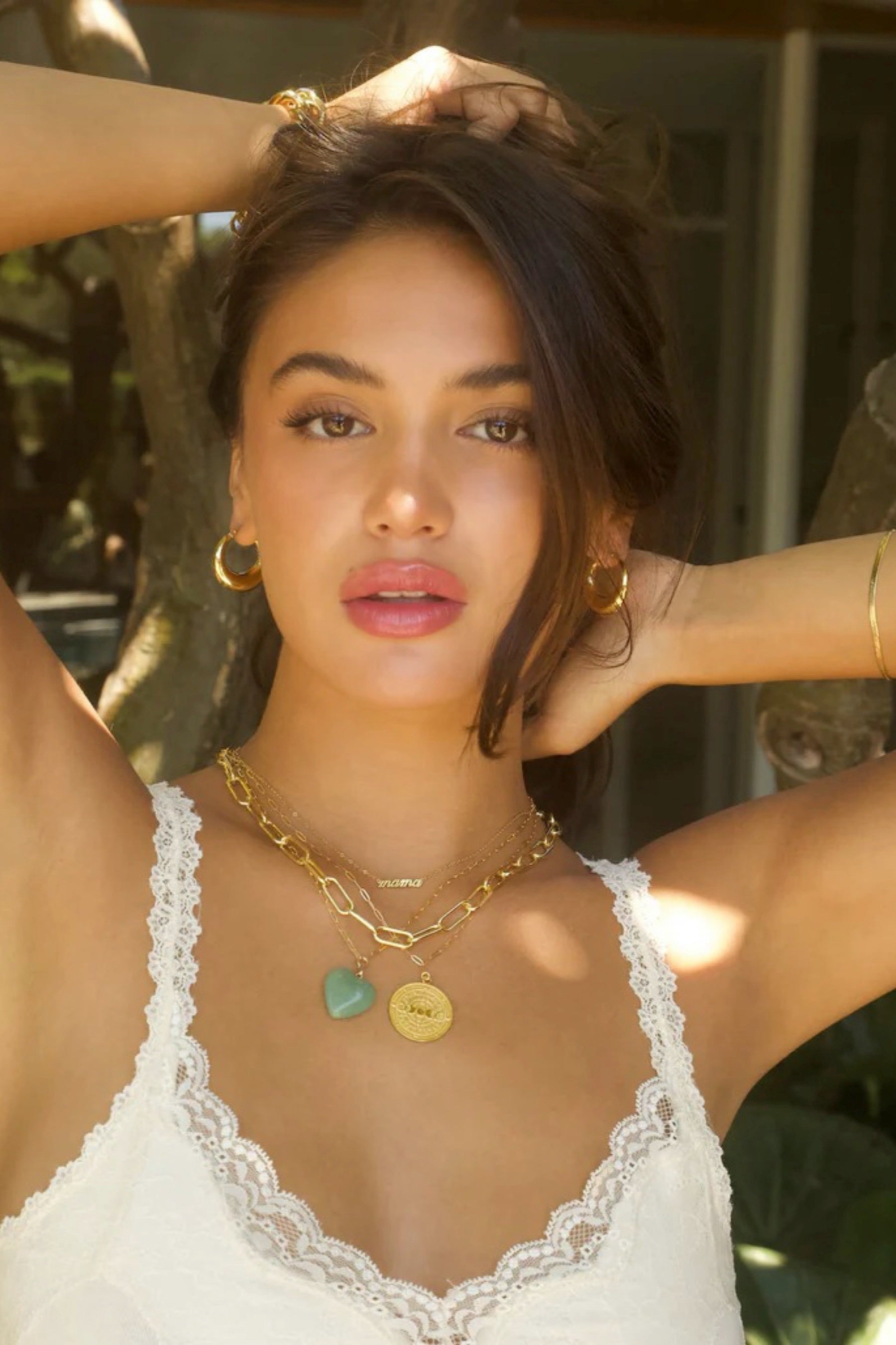 Gold Lil Estelle Hoops