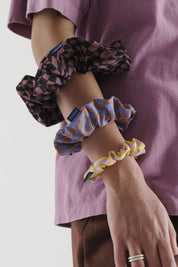 Trippy Checkers Scrunchie Set
