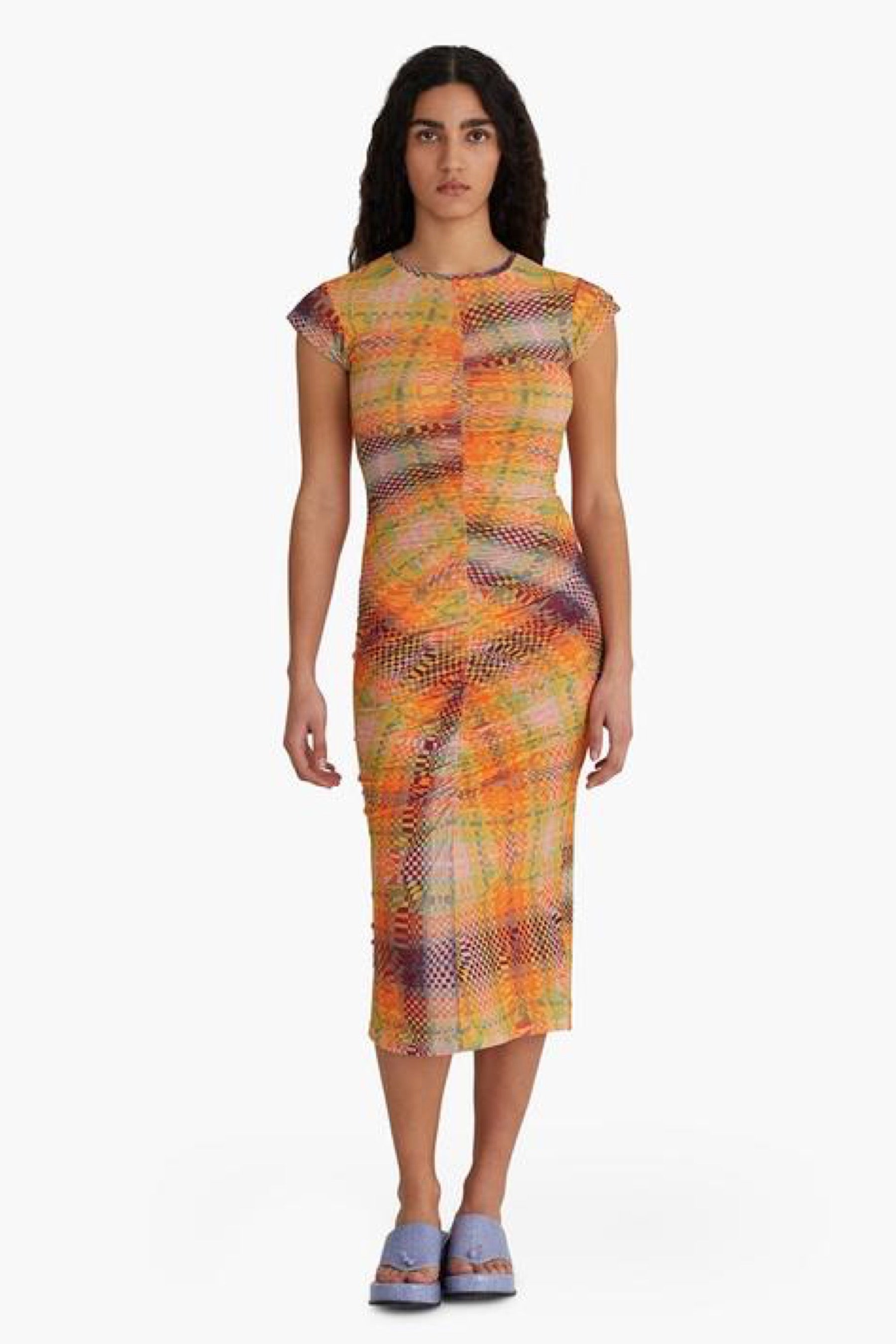 Intense Orange Campo Dress