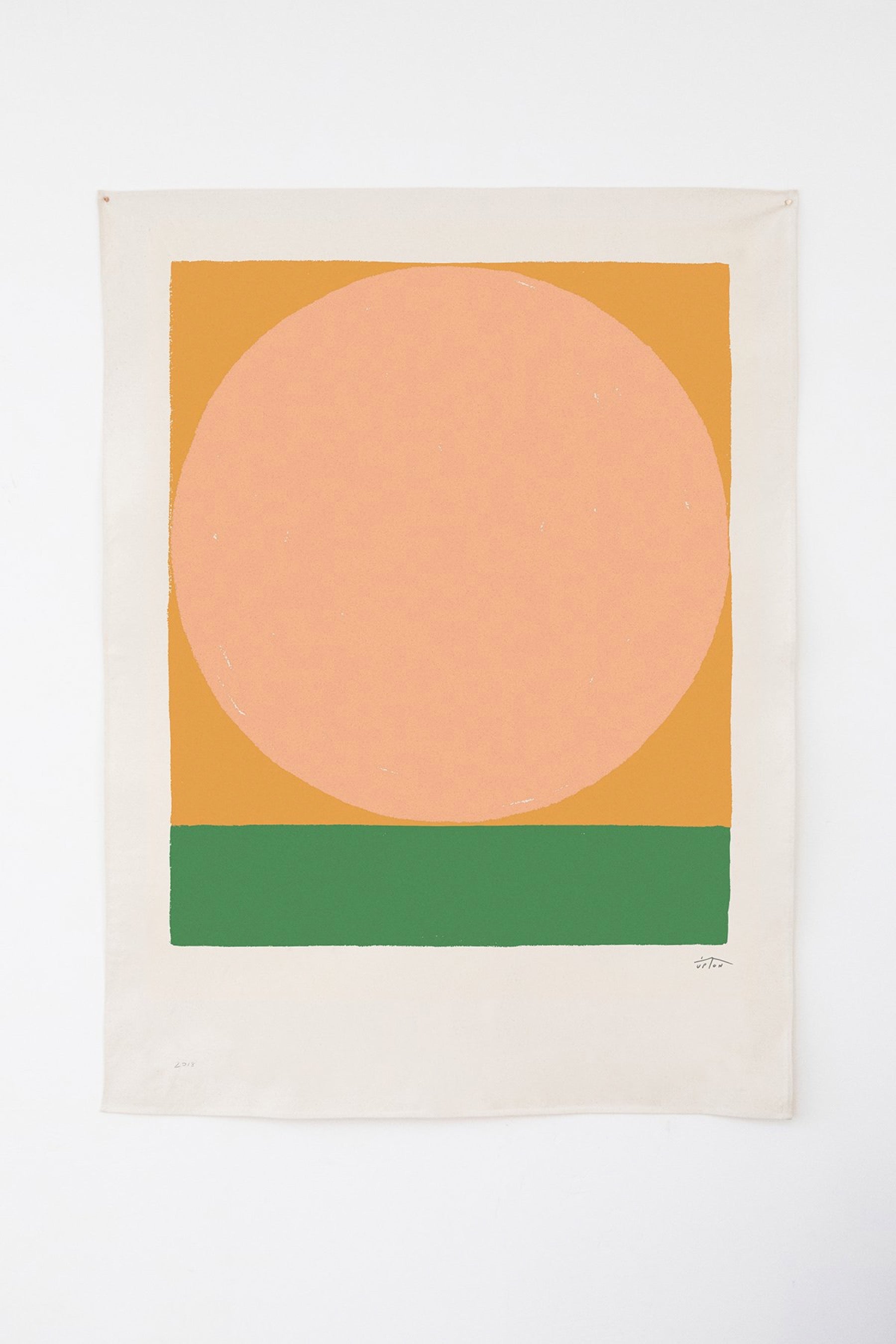 Peach Litha Canvas Print