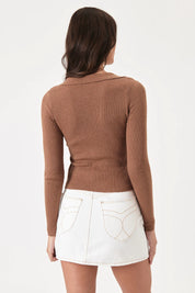 Tobacco Caroline Top