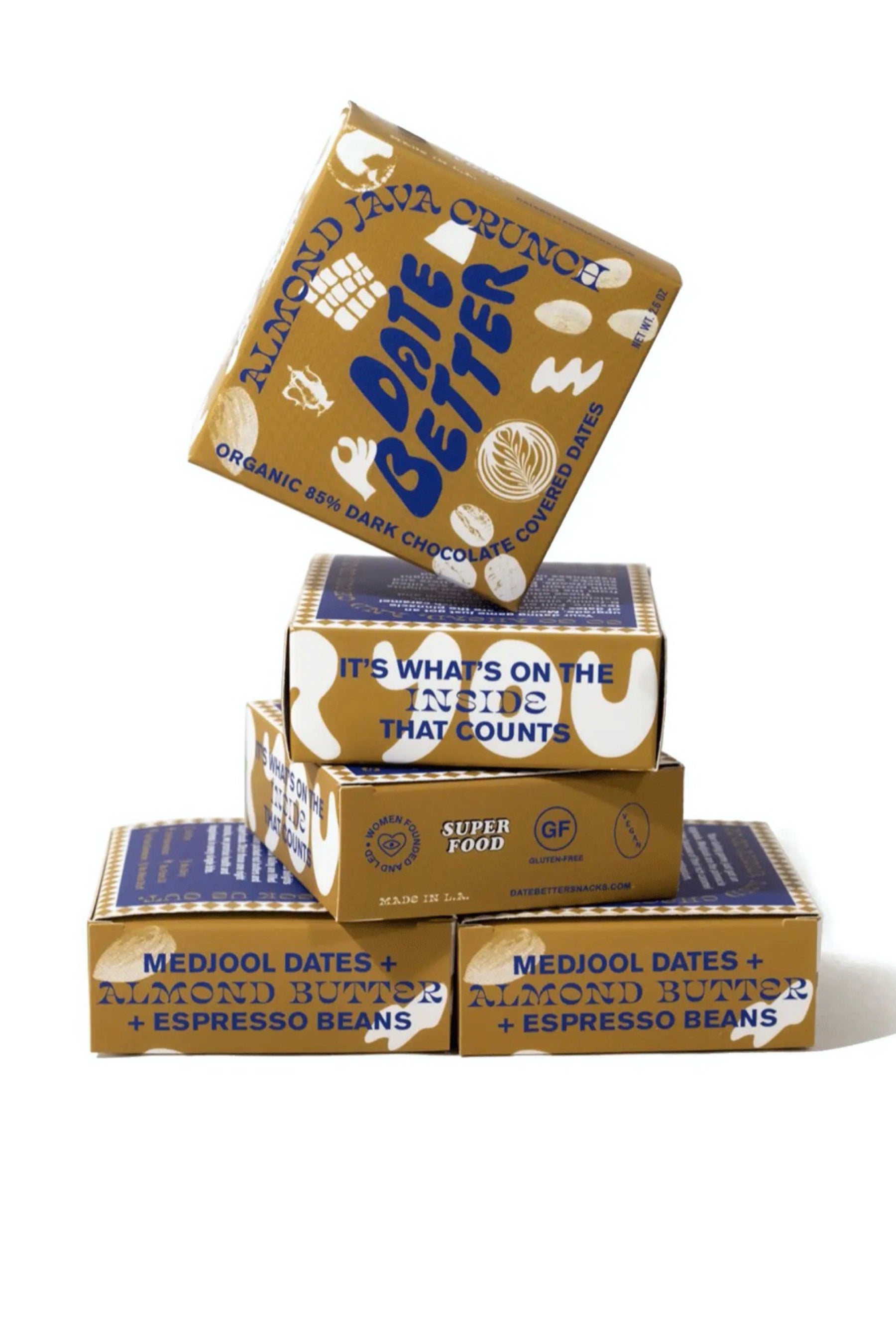 Almond Java Crunch Dates