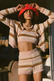 Stripe Marvin Cardigan Set