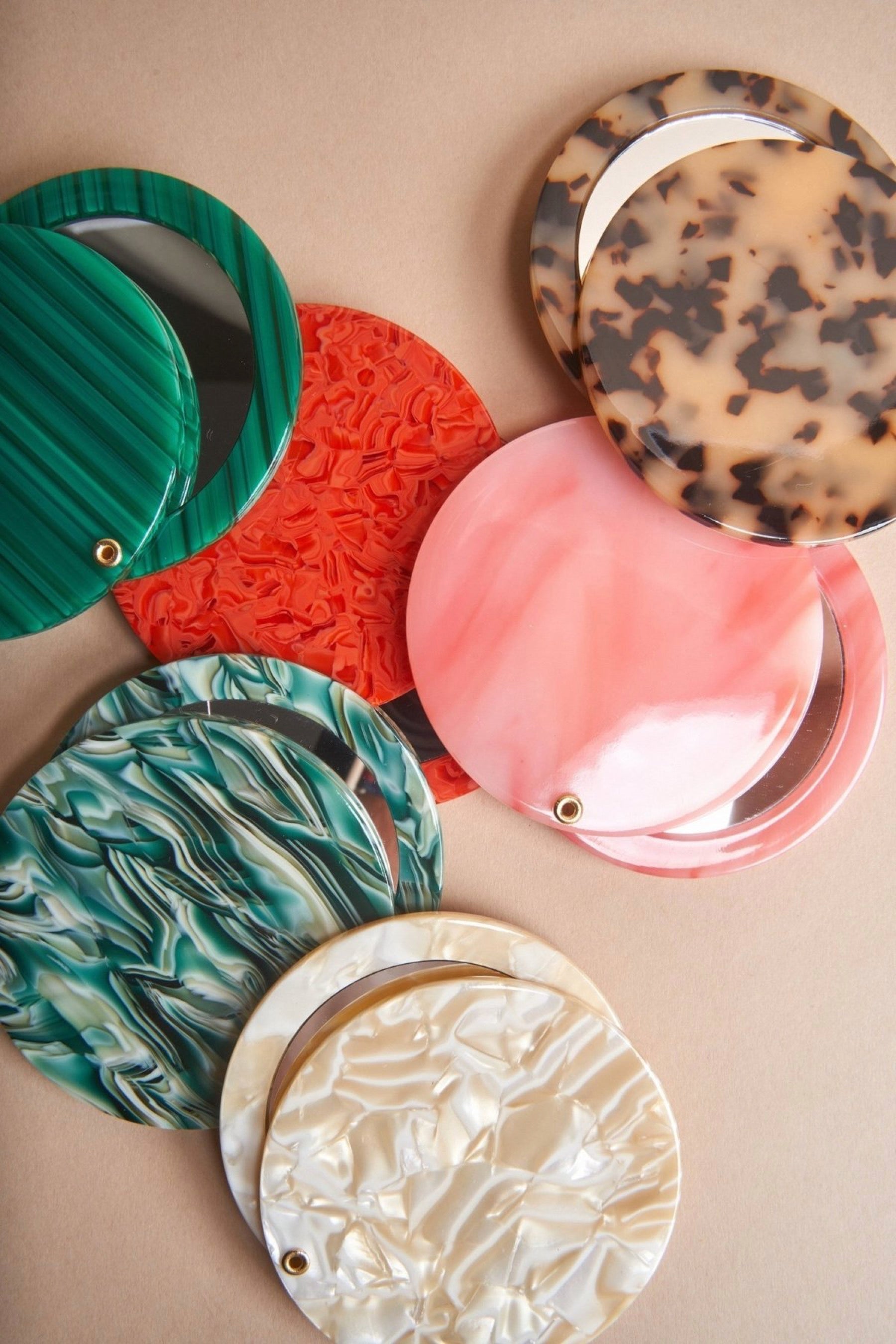 Malachite Circle Mirror