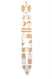 White + Buff Column Wall Hanging