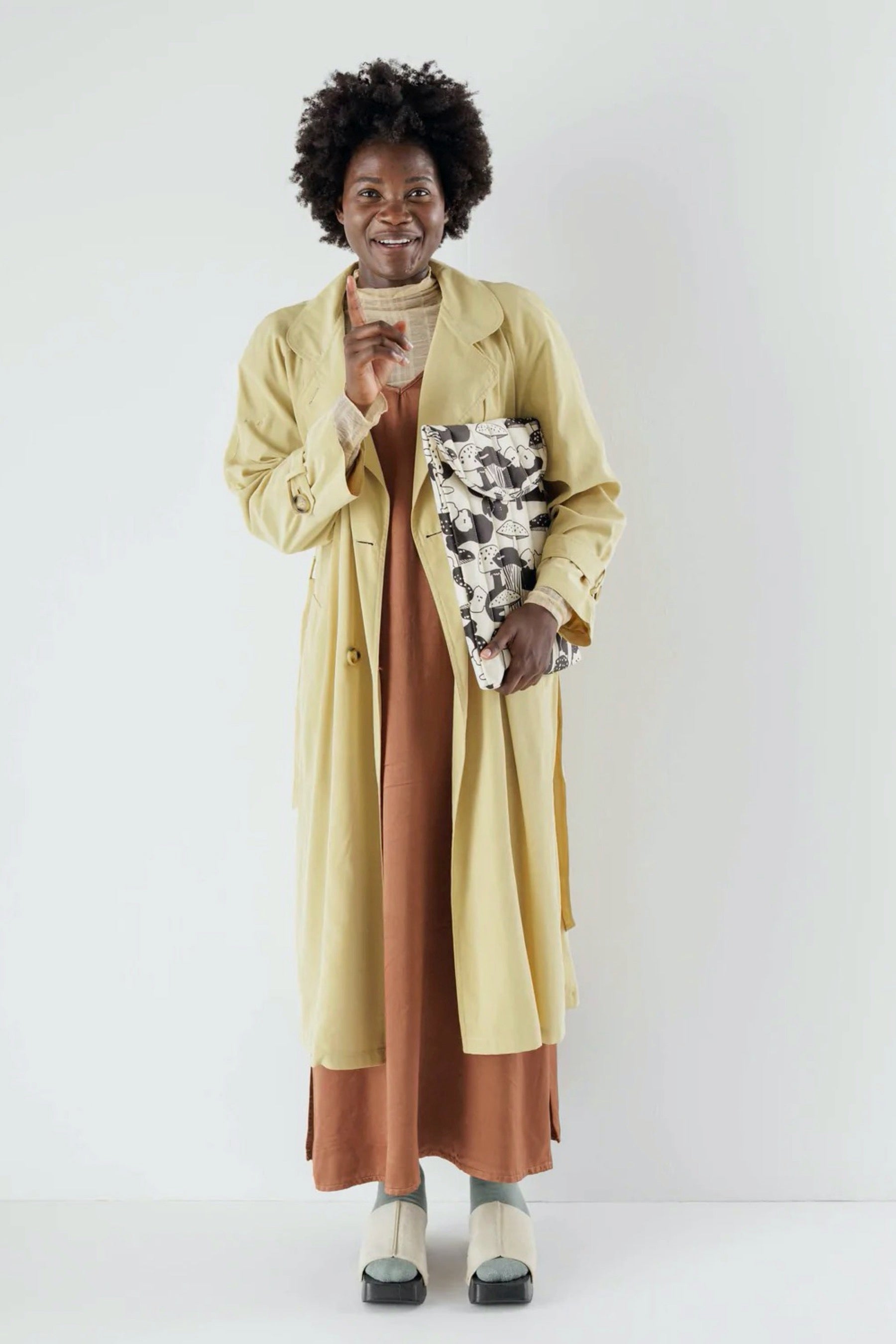 Mushrooms Puffy Laptop Sleeve