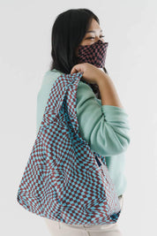 Sky Trippy Checker Baggu