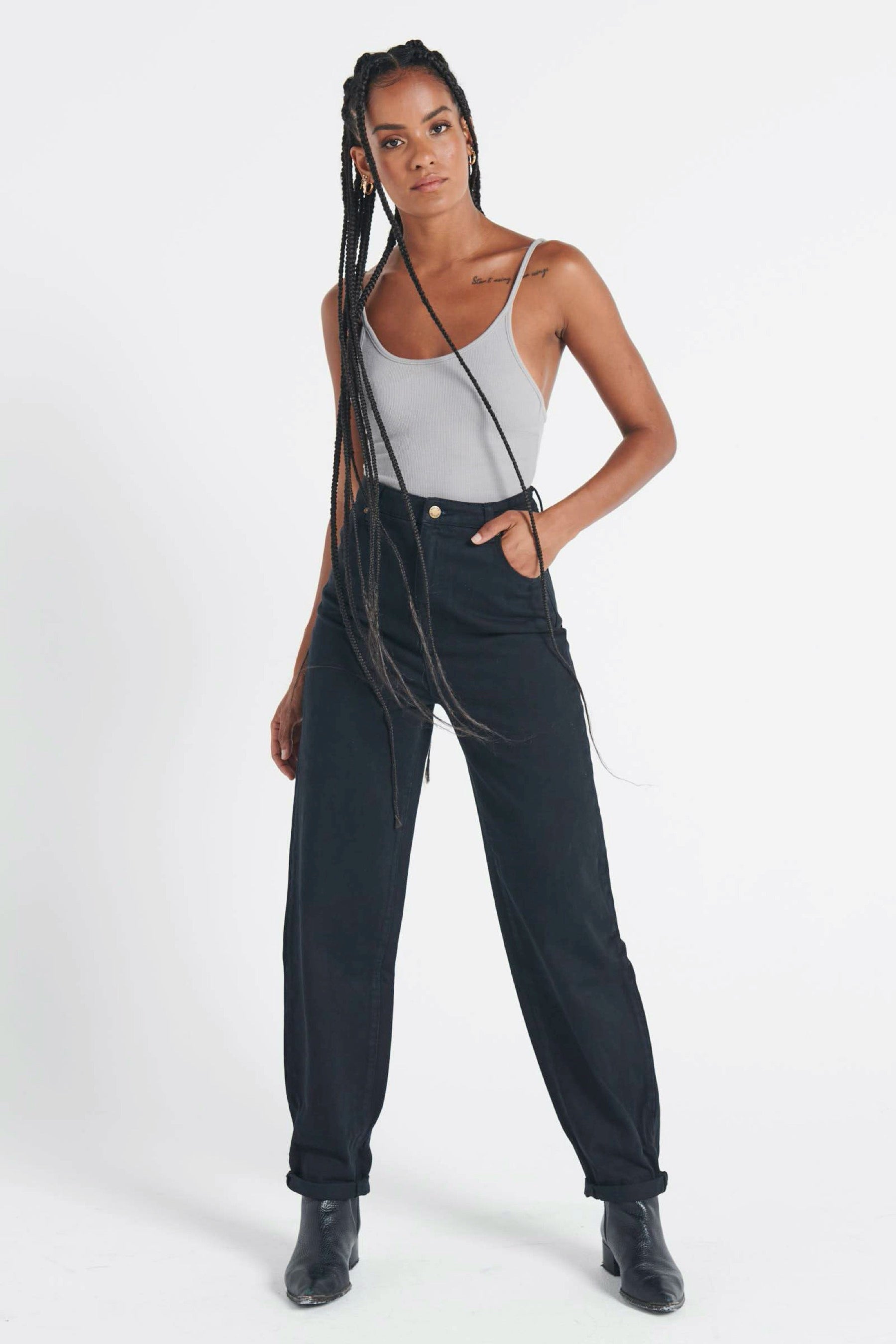 Shadow Black Genie Jean