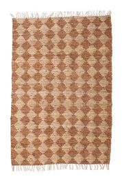 Ember Diamond Jute Rug