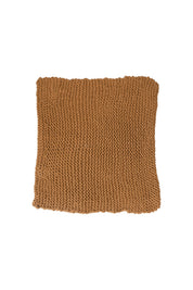Caramel Chunky Knit Throw