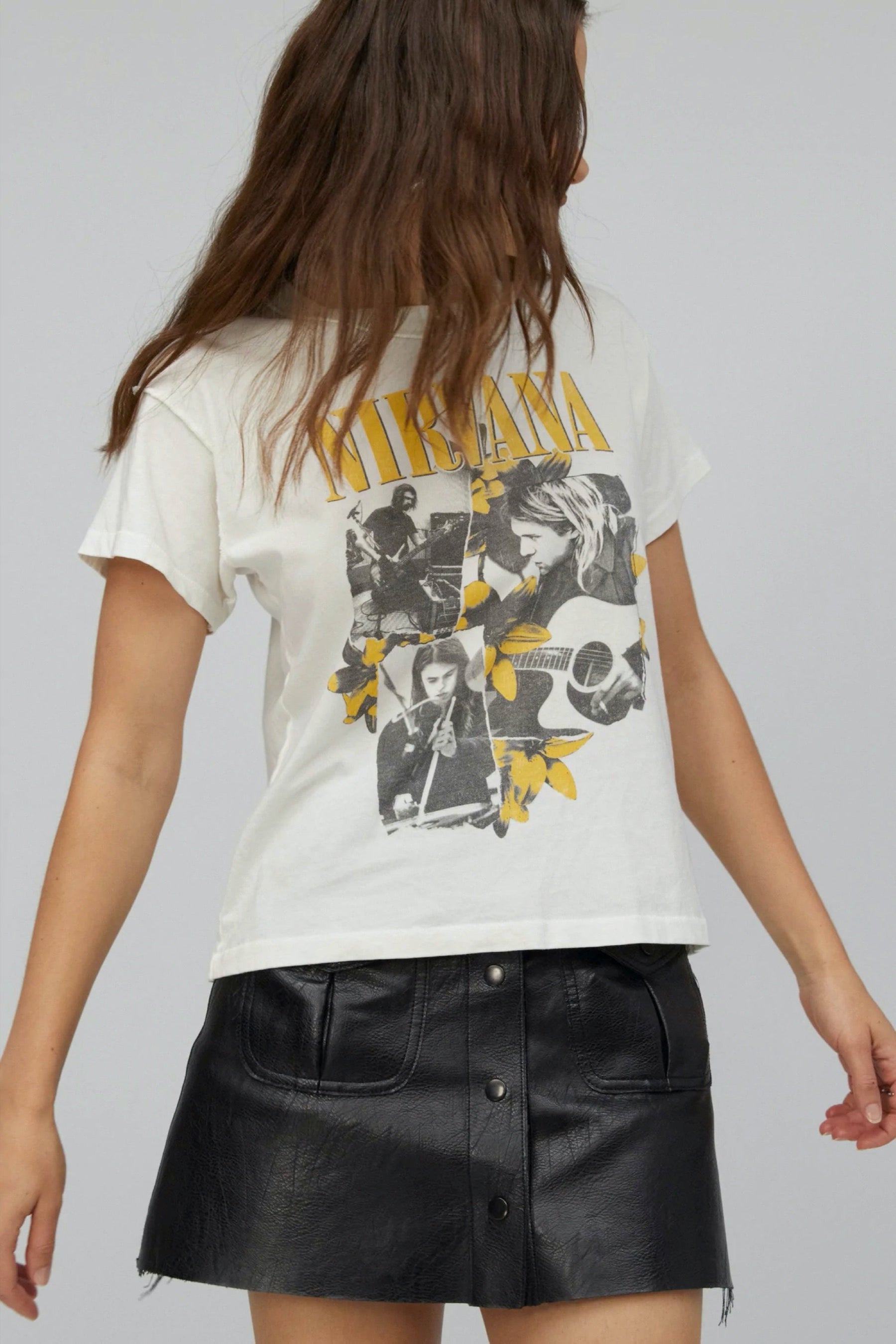 Nirvana Collage Reverse GF Tee