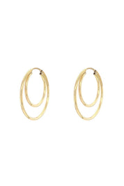 Gold Lou Hoops