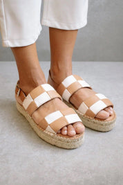 Camel + Ivory Scacchi Espadrille
