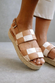 Camel + Ivory Scacchi Espadrille