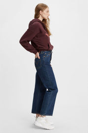 Noe Dark Mineral Ribcage Straight Jeans