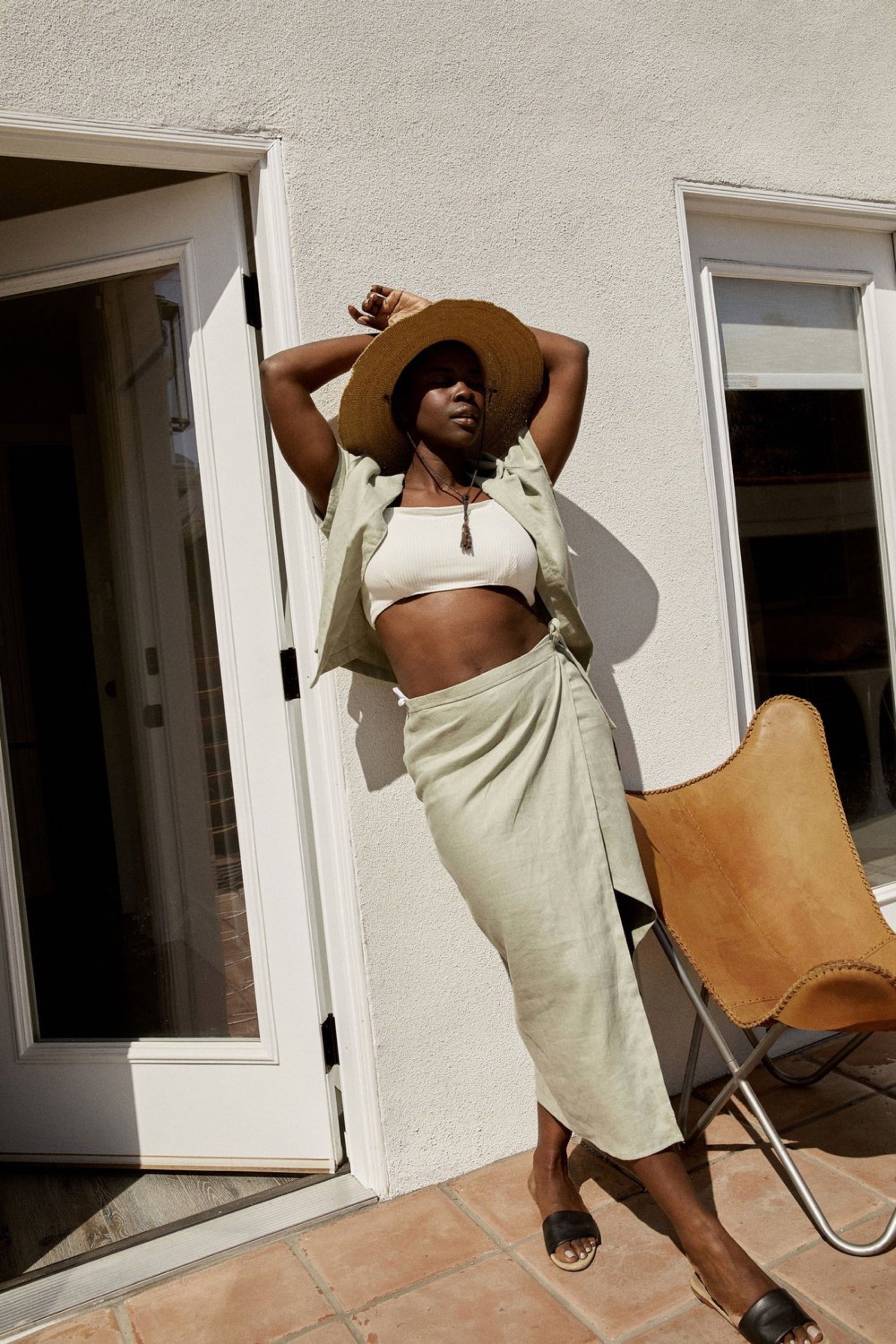 Sage Valentina Skirt