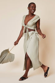 Sage Valentina Skirt