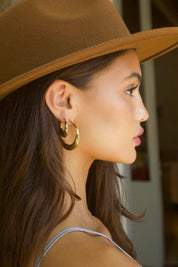 Gold Lil Estelle Hoops